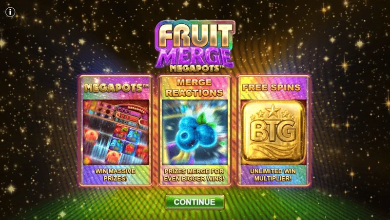 Fruit Merge Megapots - bonus igra s Megapot Coin